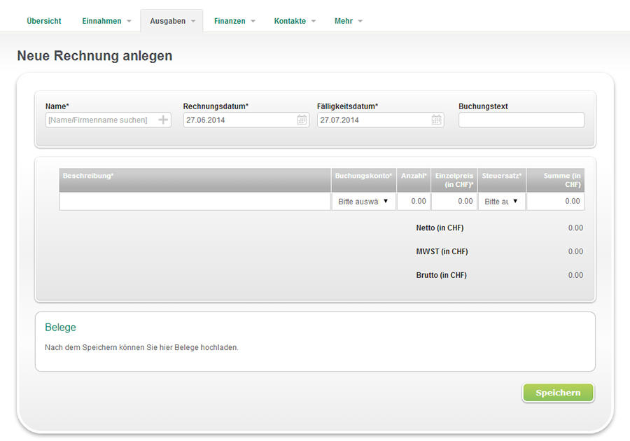 Mit Sage One Rechnungen einfach per E-Mail verschicken