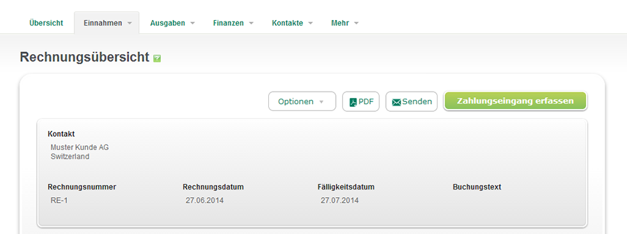 Mit Sage One Rechnungen einfach per E-Mail verschicken